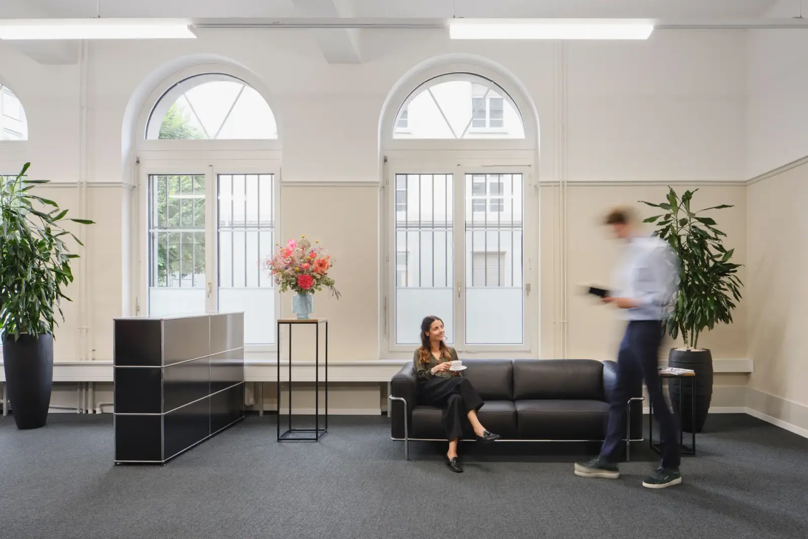 Empfang im Büro von Kallang, Brandschenkestrasse 30, 8001 Zürich