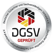 Zertifizierung DGSV – Deutscher Gutachter- und Sachverständigenverband